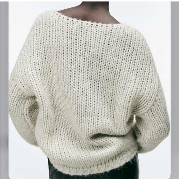Zara Wool & Alpaca Blend Knit Sweater - Picture 2 of 8